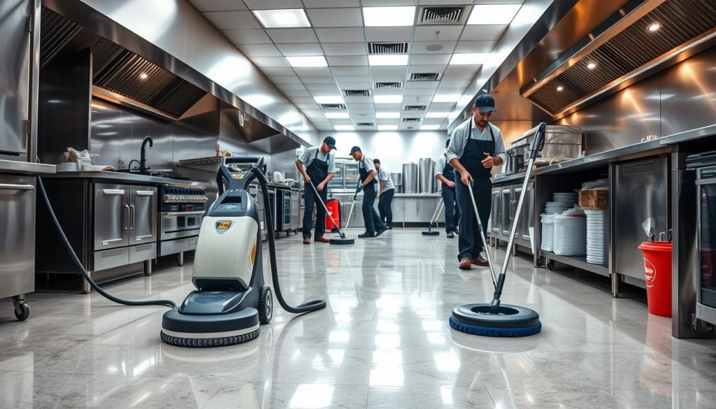 "24/7 Emergency Kitchen Floor Cleaning Services for Atlanta Restaurants"