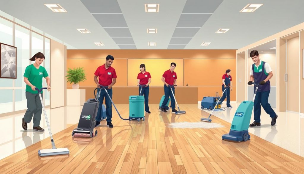 360 floor cleaning services