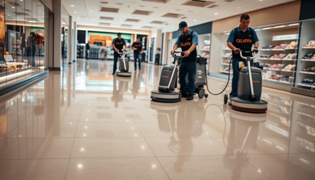 360 floor cleaning services in action