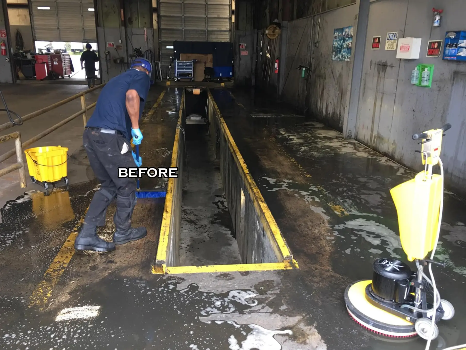 Revitalize Your Garage and Mechanic Shop Floor Cleaning Services