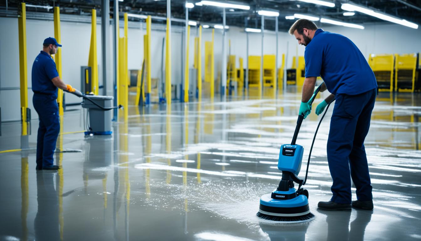 Comprehensive Floor Cleaning Services for Distribution Centers