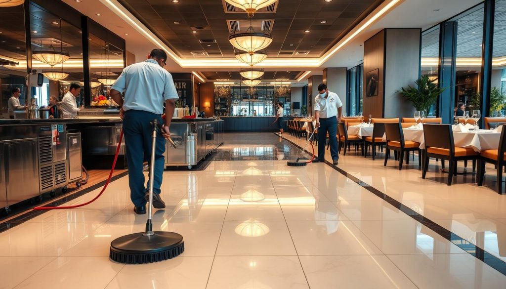 Comprehensive services offered by Atlanta's top dining room floor cleaners