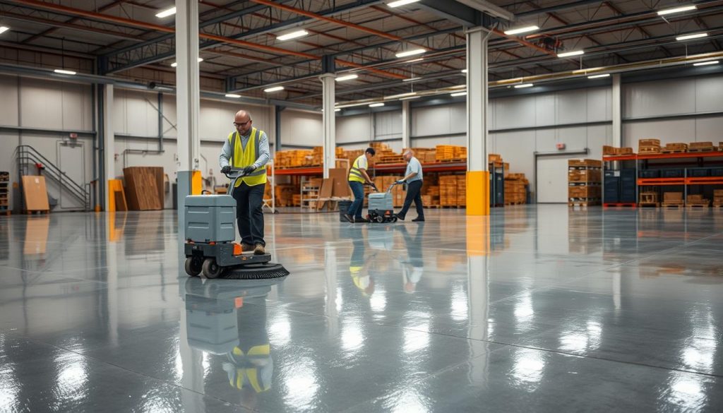 Delivering safety through industrial floor maintenance