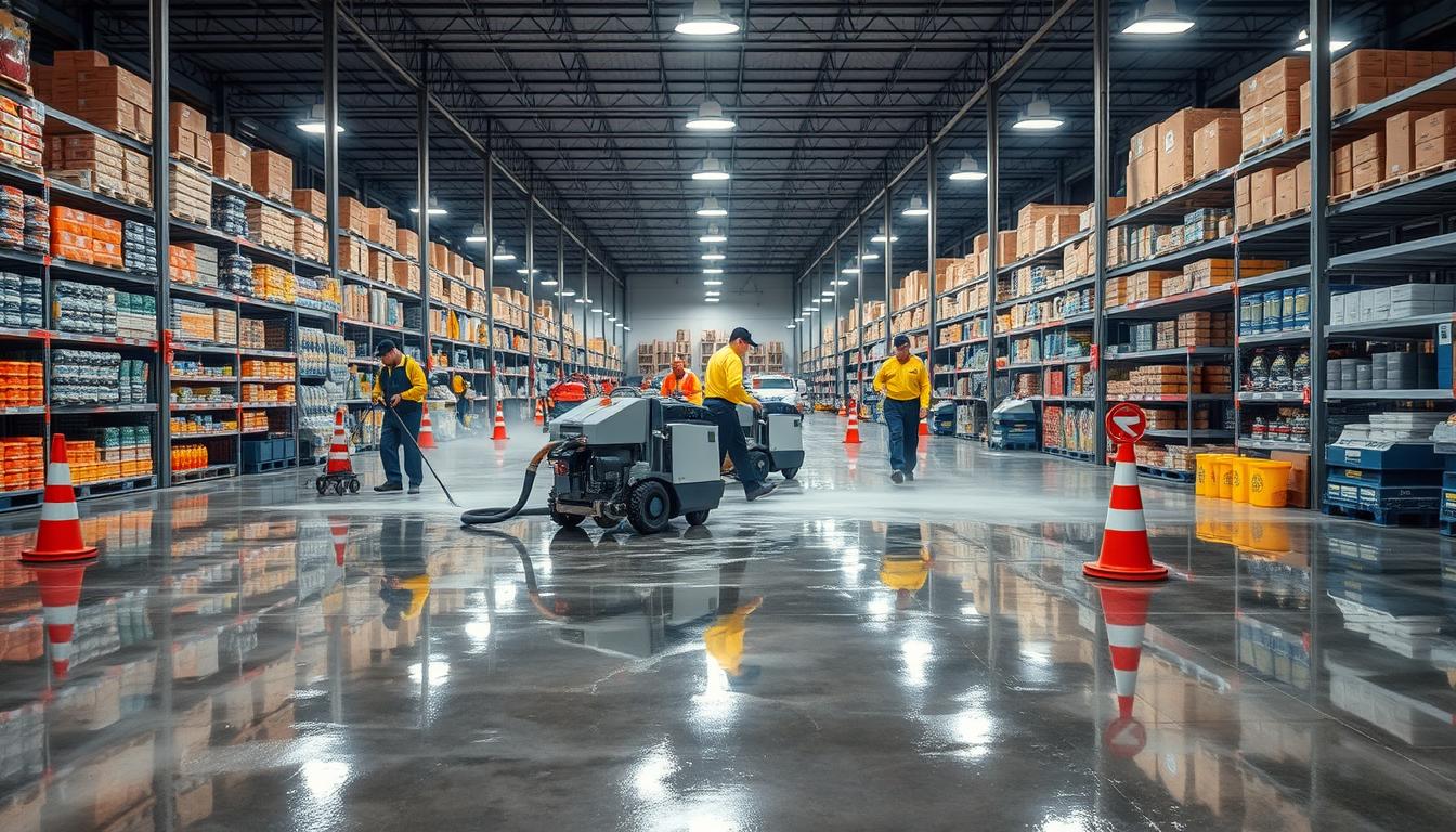 Emergency Floor Cleaning for Warehouses & Retail Stores in Atlanta