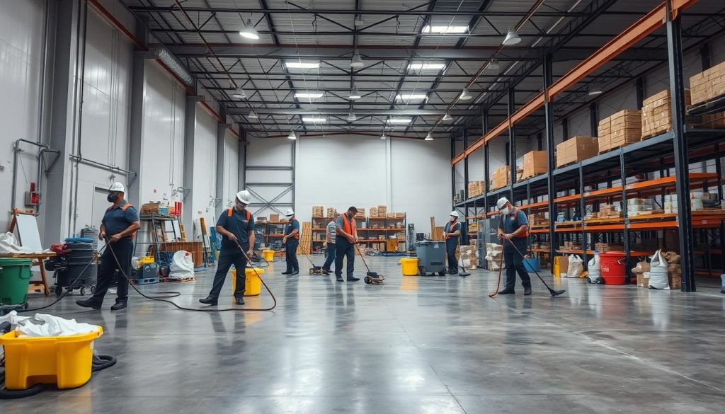 Emergency floor cleaning for warehouses & retail stores in Atlanta