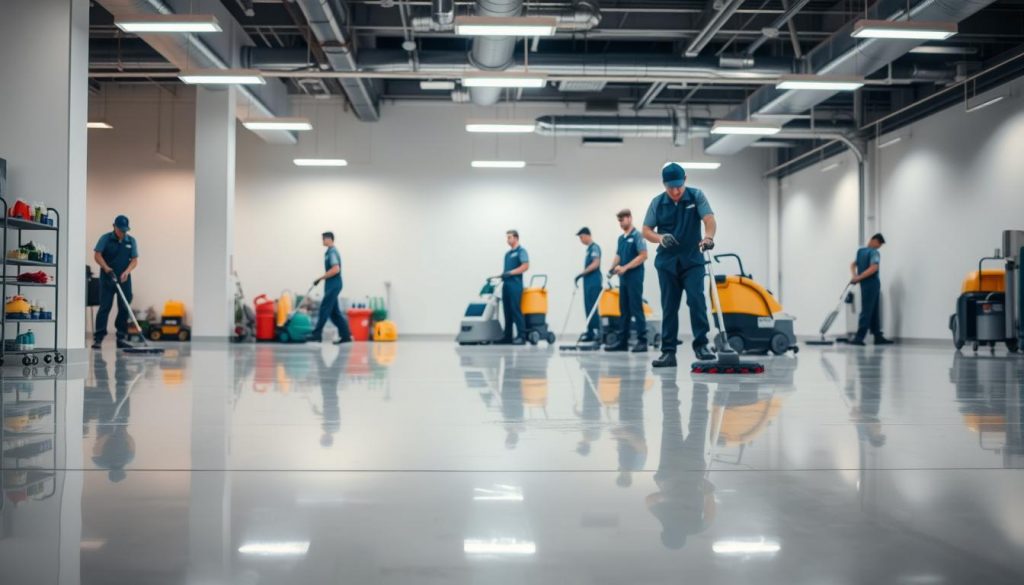 Expert Commercial Floor Cleaning