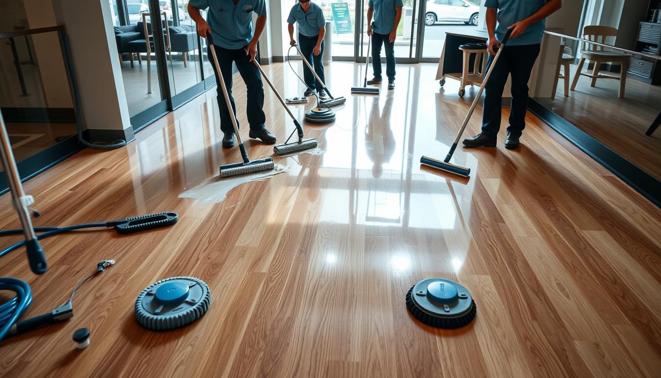 "Expert Post-Construction Floor Cleaning Services for Businesses in South Fulton