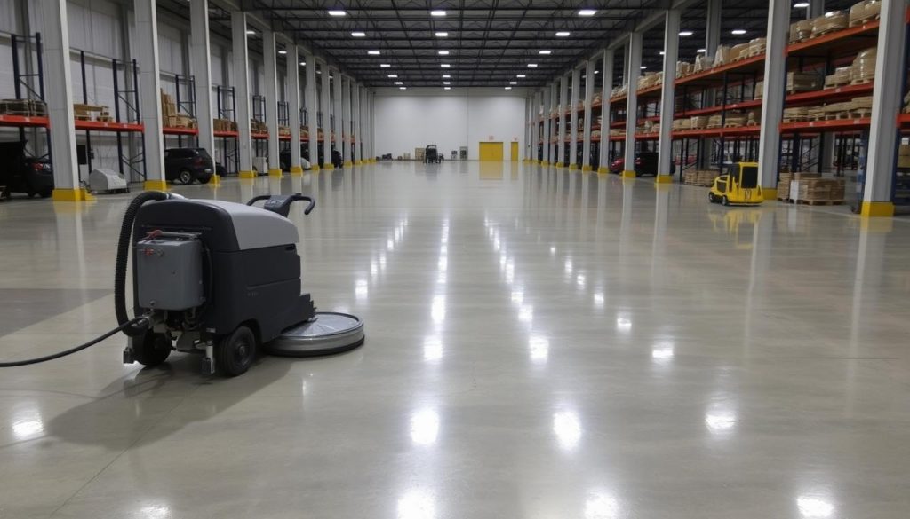 "Expert Warehouse Floor Cleaning and Restoration Services in Dunwoody, GA"