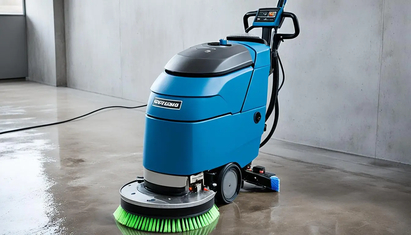 FLOOR SCRUBBER MACHINES, CONCRETE CLEANING MACHINE