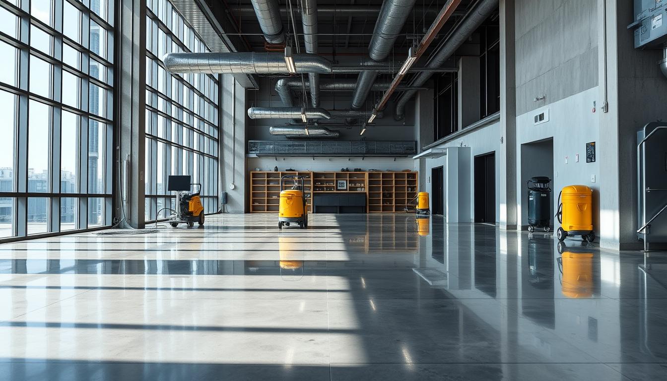 Industrial Condo Concrete Floor Cleaning Services