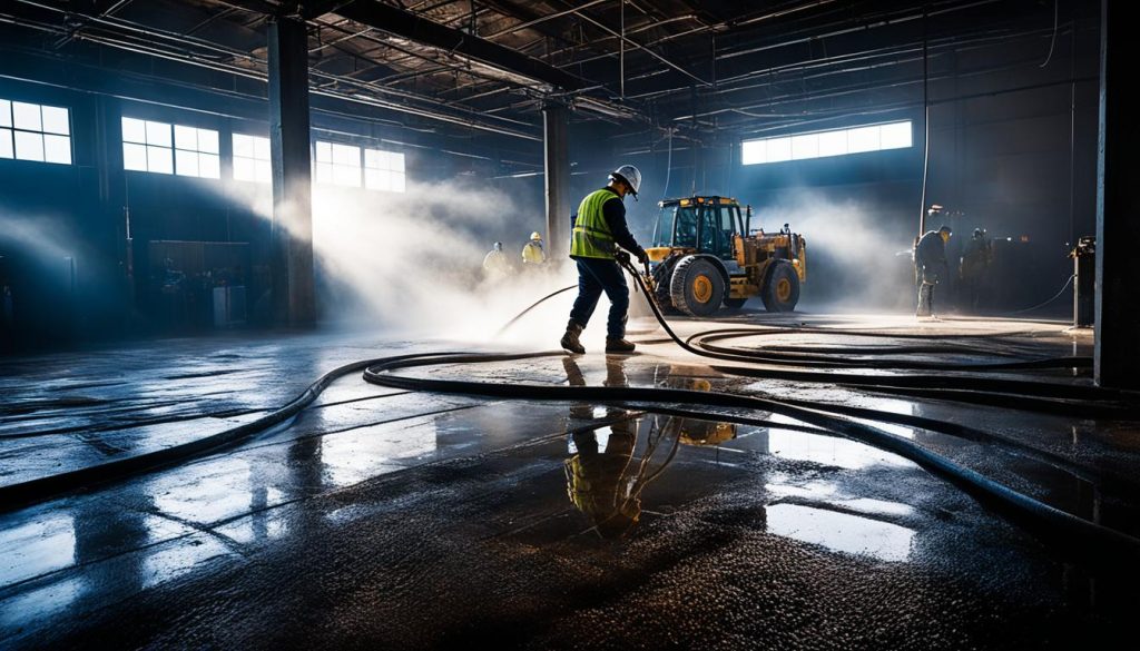 Industrial Floor Cleaning