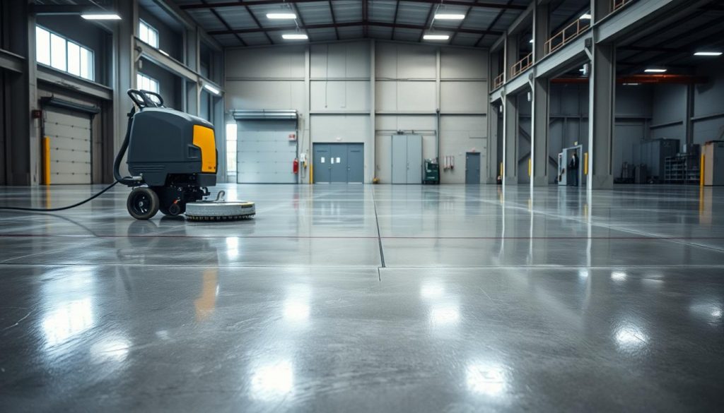 Industrial condo concrete floor cleaning services