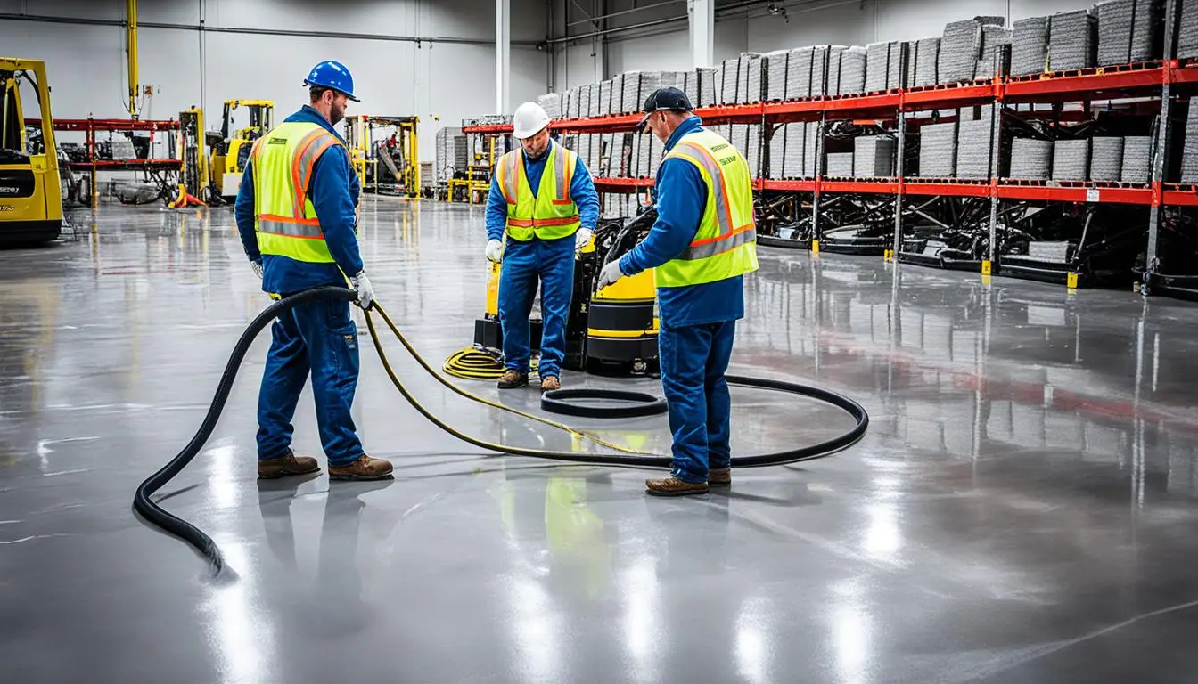 Post-Construction Warehouse Floor Cleaning Services