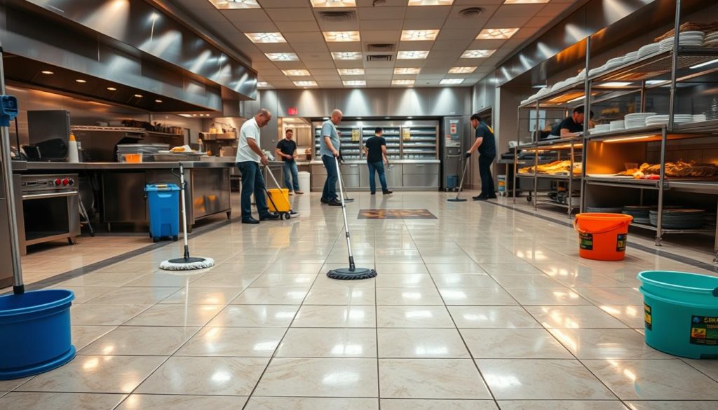 Professional Kitchen Floor Cleaning