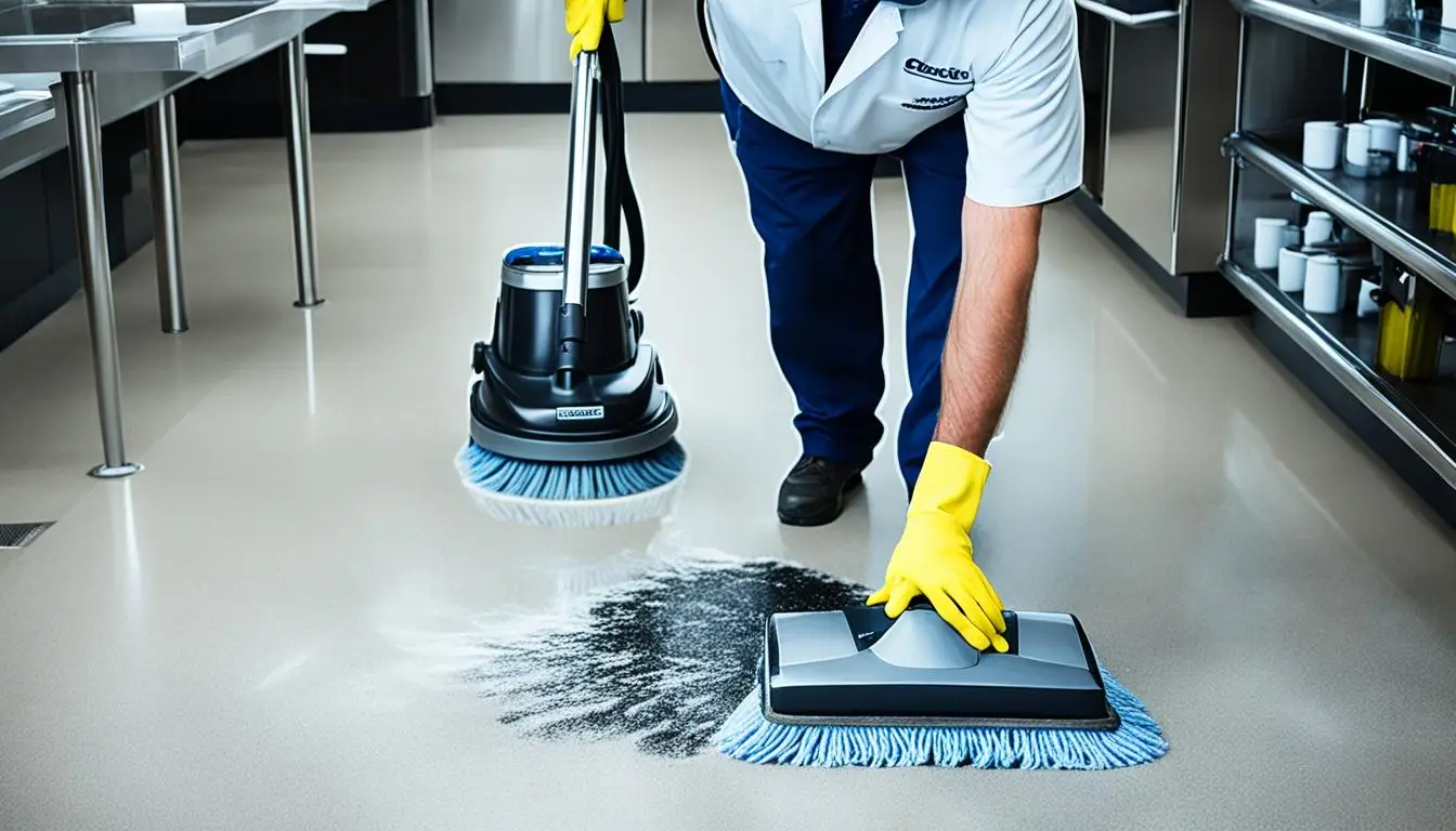 Restaurant Floor Cleaning"