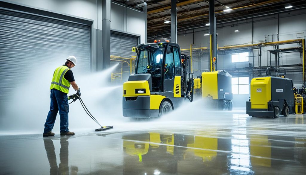 Warehouse Floor Scrubbing Atlanta