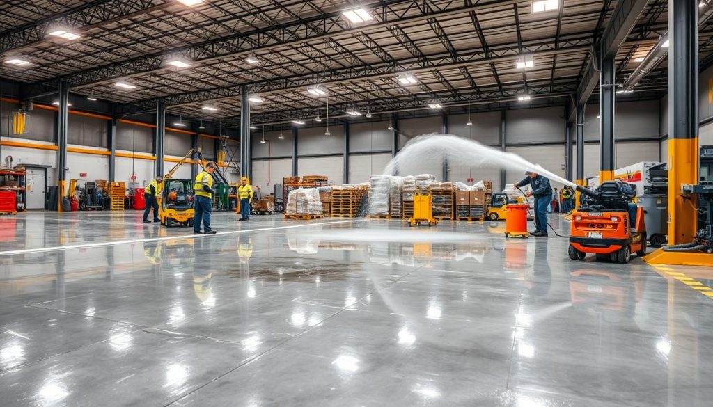 Emergency Floor Cleaning Services for Warehouses