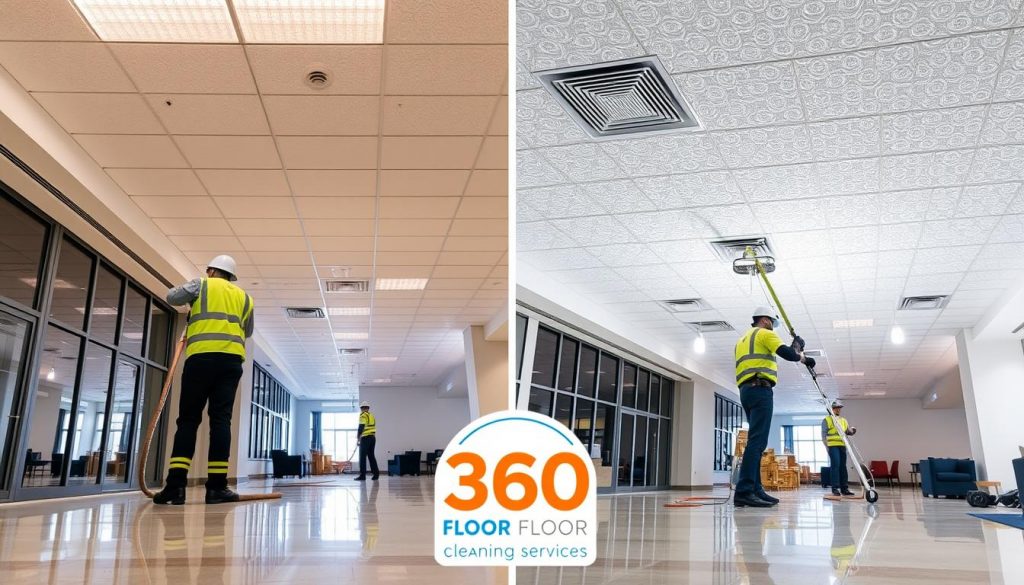 benefits of professional ceiling cleaning