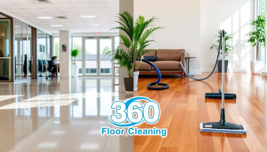 business and residential floor cleaning