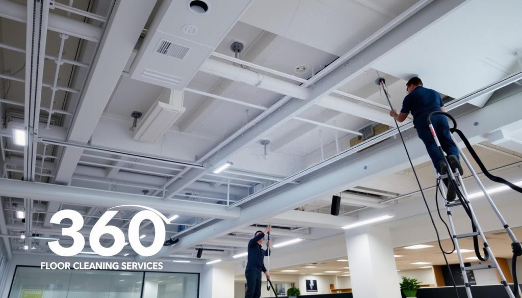 commercial ceiling cleaning