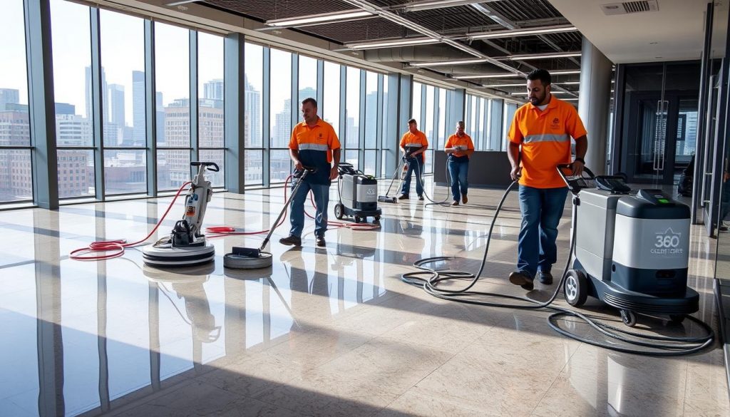 commercial floor cleaning in Atlanta