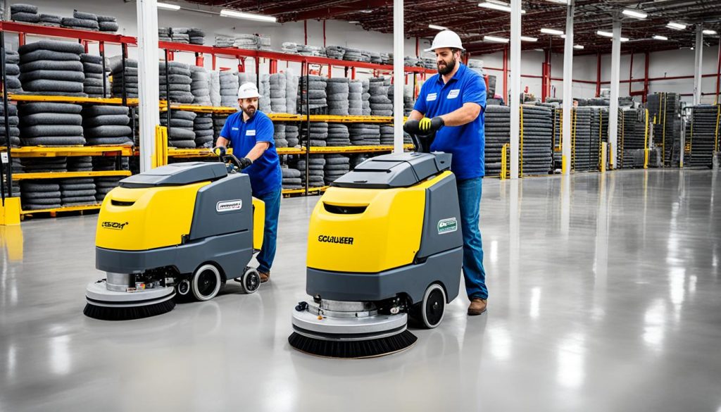 commercial floor scrubber rentals