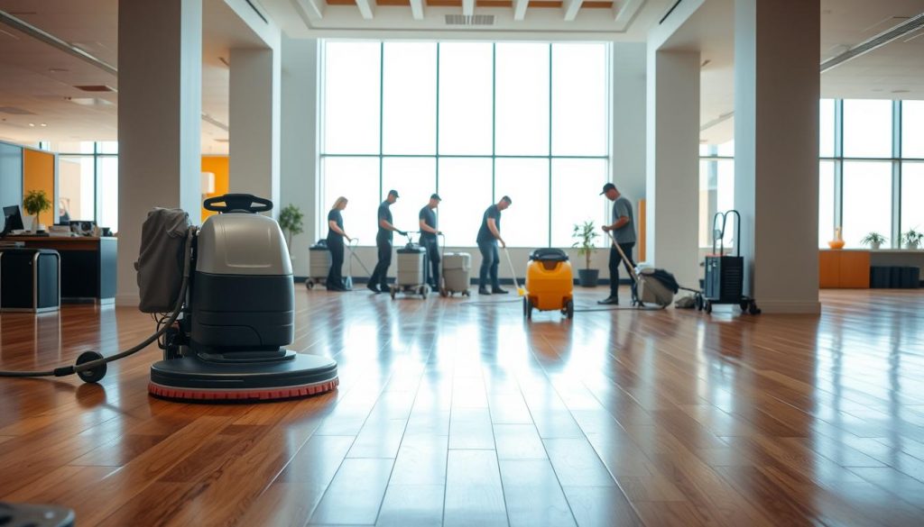 comprehensive commercial floor cleaning