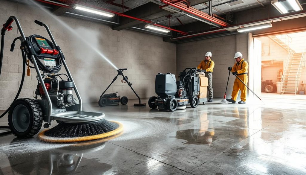 Basement Concrete Floor Cleaning Services in Metro Atlanta