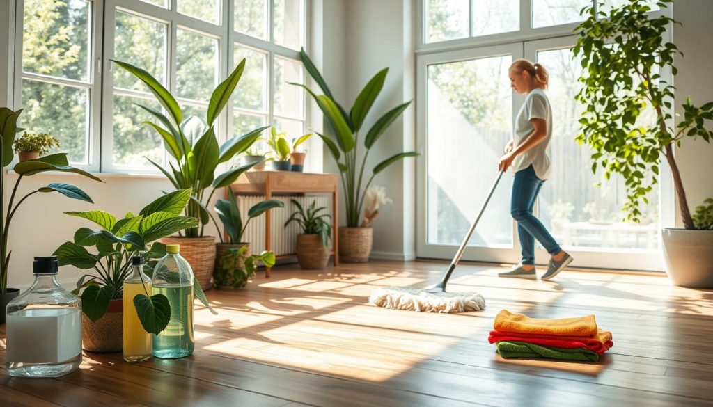 eco-friendly floor cleaning