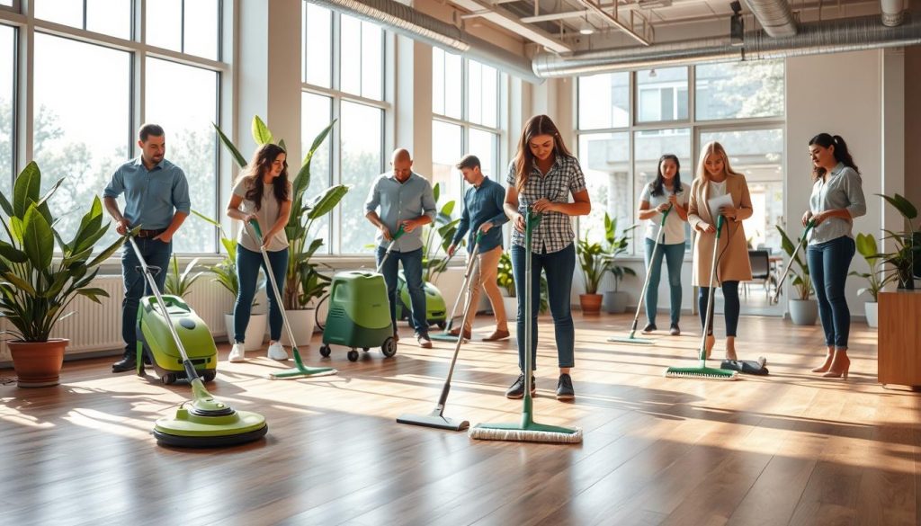 eco-friendly floor cleaning services