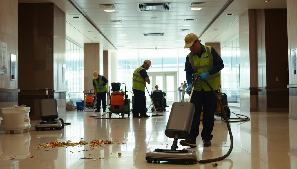 emergency commercial floor cleaning Atlanta