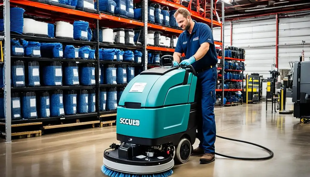 Industrial Ride-On Floor Scrubbers | Clean Large Spaces | 2024