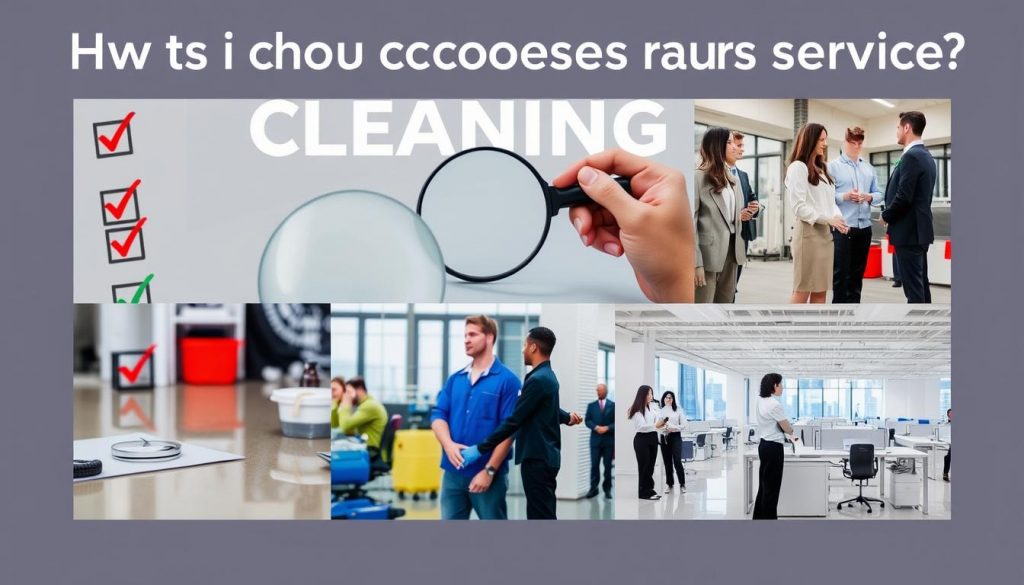 factors to consider cleaning service