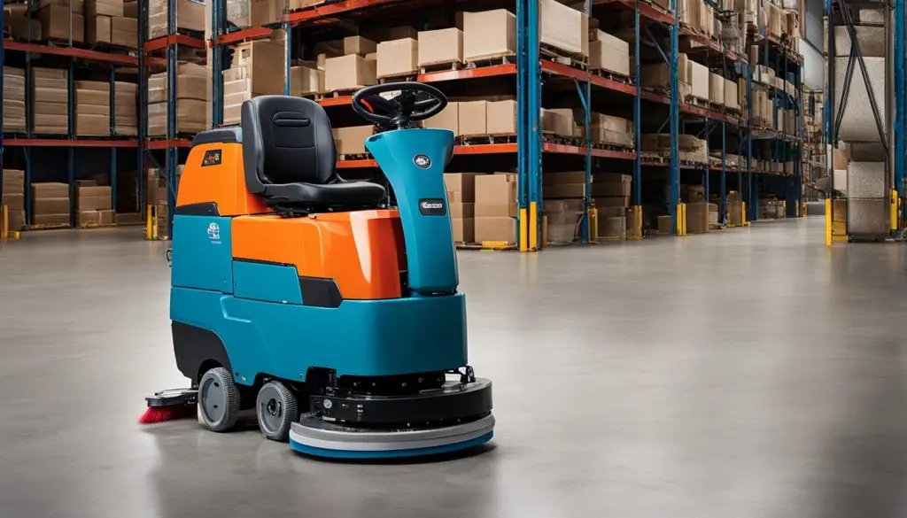 Industrial Ride-On Floor Scrubbers | Clean Large Spaces | 2024