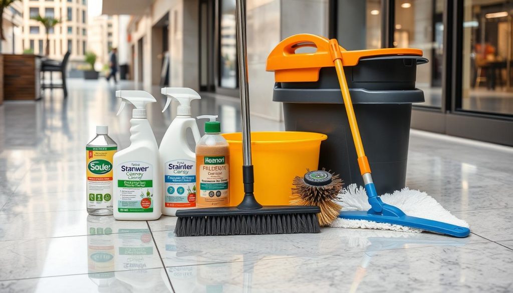 high-traffic floor cleaning solutions