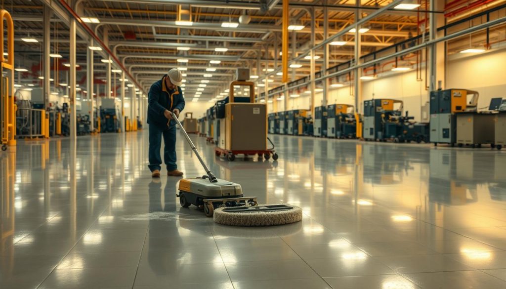 importance of industrial floor cleaning