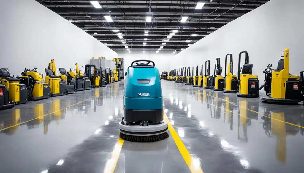 Industrial Ride-On Floor Scrubbers | Clean Large Spaces | 2024