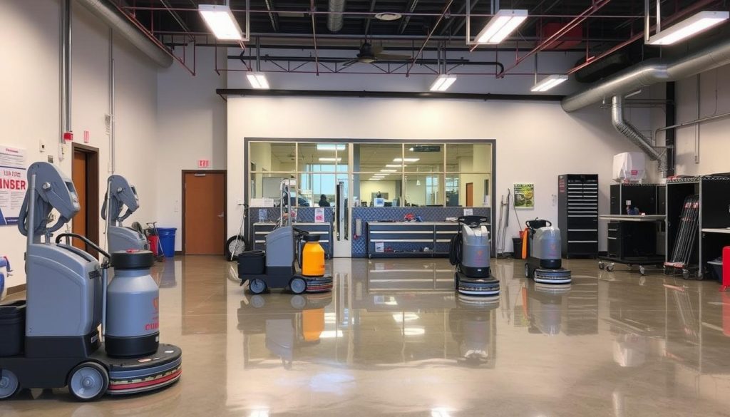 own a commercial floor cleaning business in Charlotte, NC