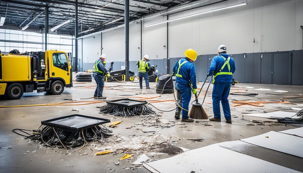 Post-Construction Warehouse Floor Cleaning Services