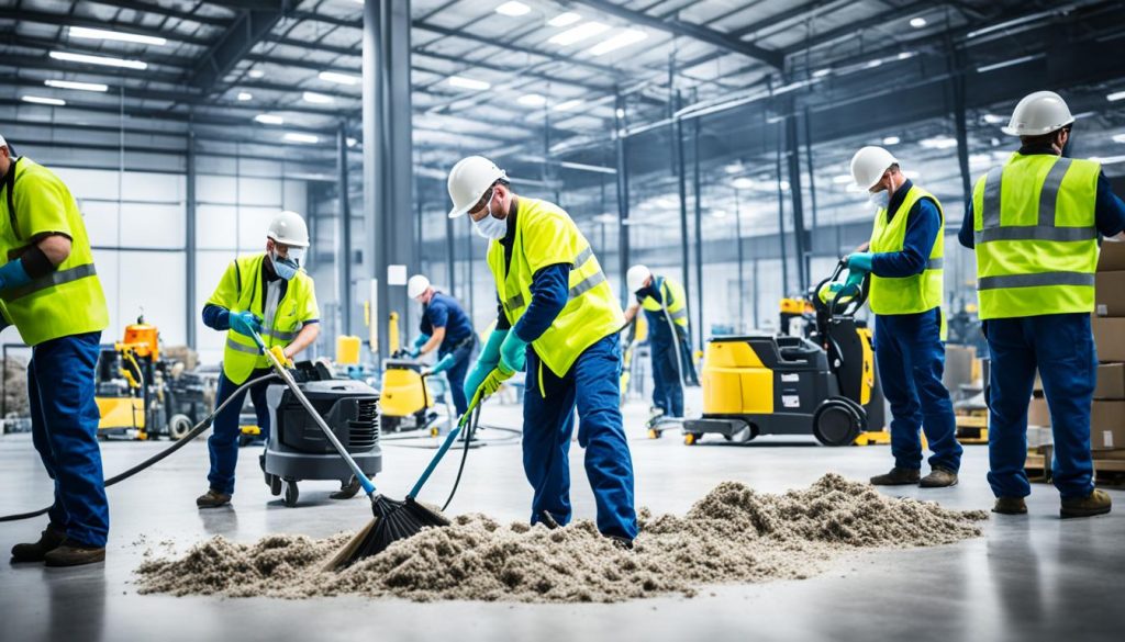 Post-Construction Warehouse Floor Cleaning Services