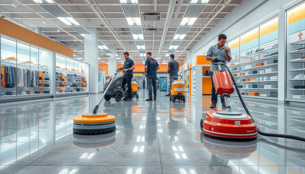 Retail Concrete Floor Cleaning for Retail Chains and Commercial Buildings in Atlanta