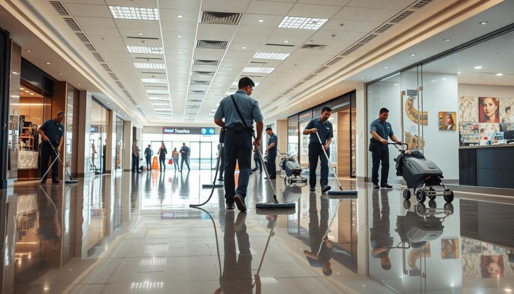 retail floor cleaning services