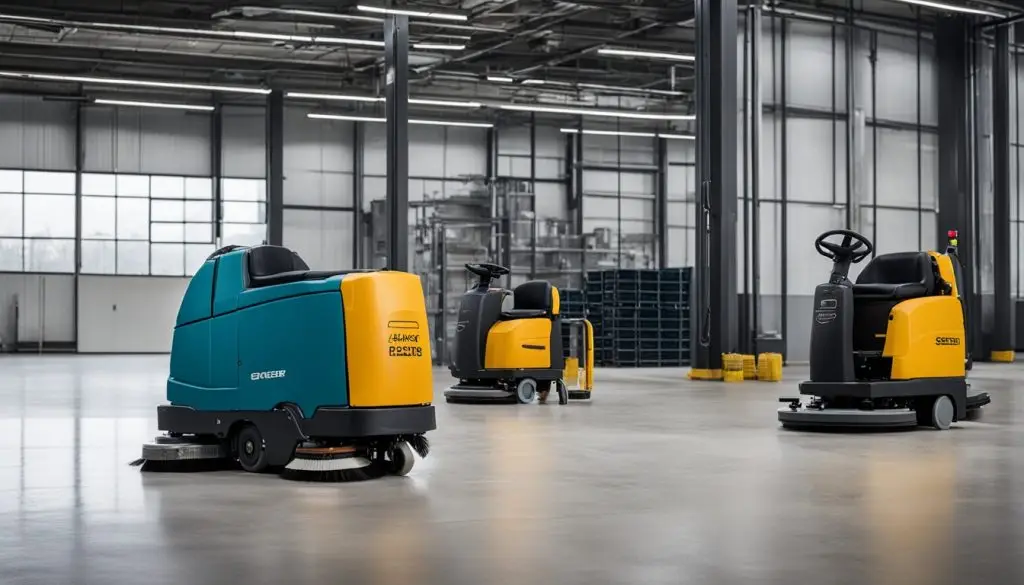 Industrial Ride-On Floor Scrubbers | Clean Large Spaces | 2024