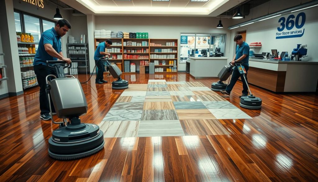 types of floor care services