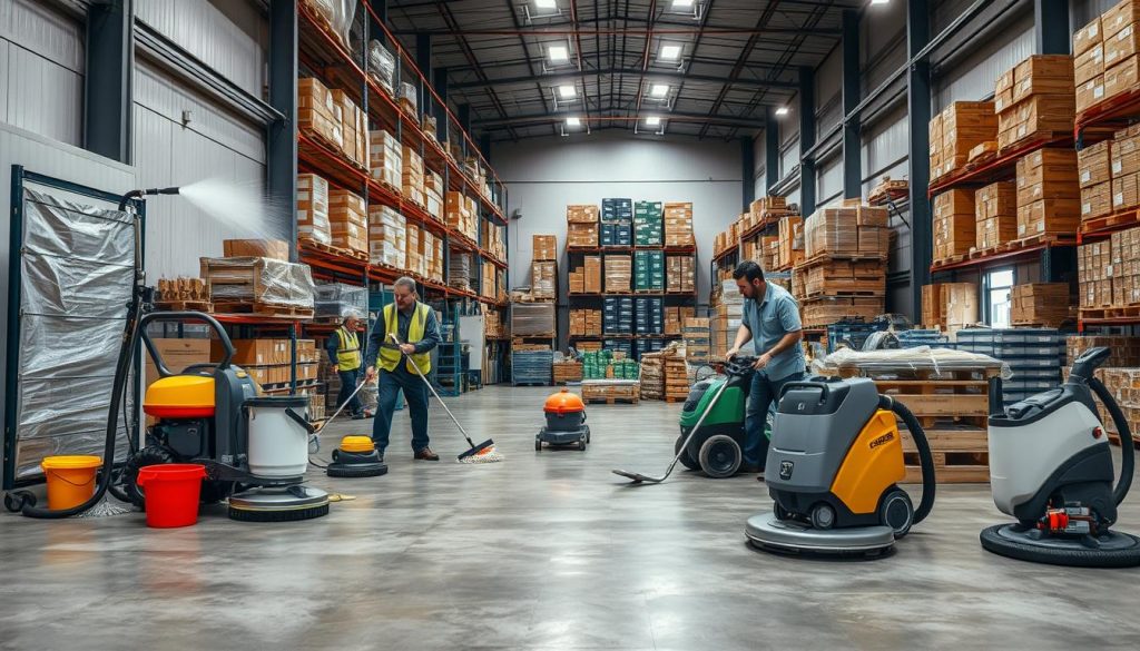 Emergency Floor Cleaning Services for Warehouses