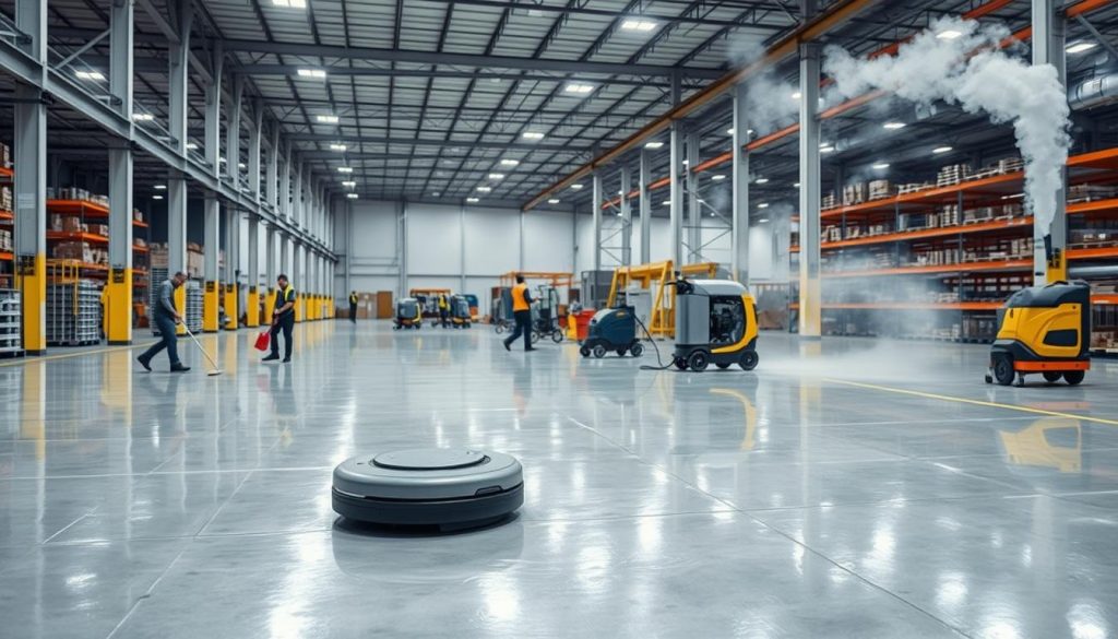 types of industrial floor cleaning services available