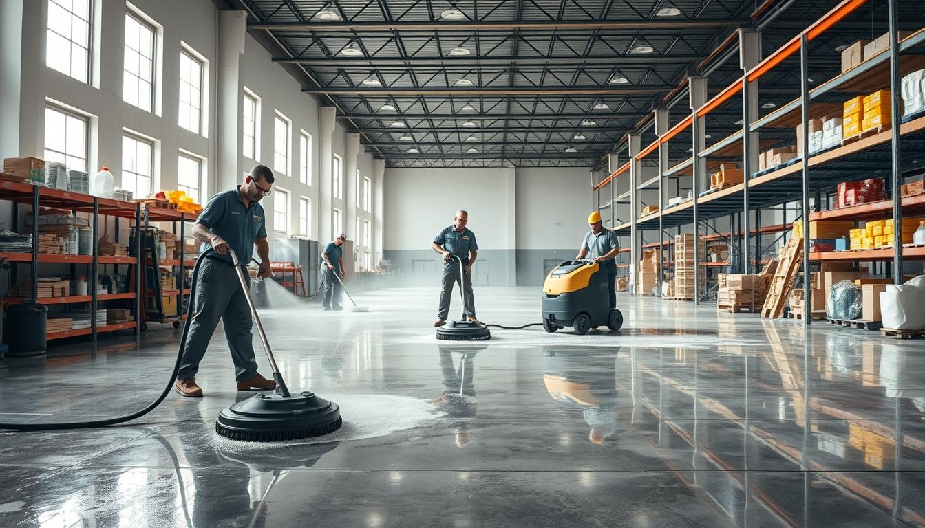 Emergency Floor Cleaning Services for Warehouses