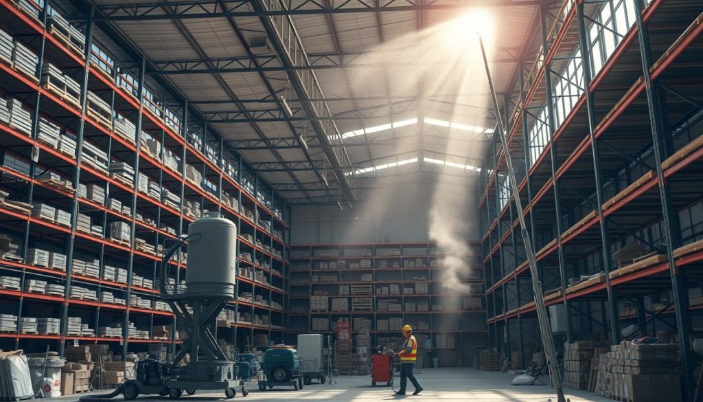 warehouse dusting services