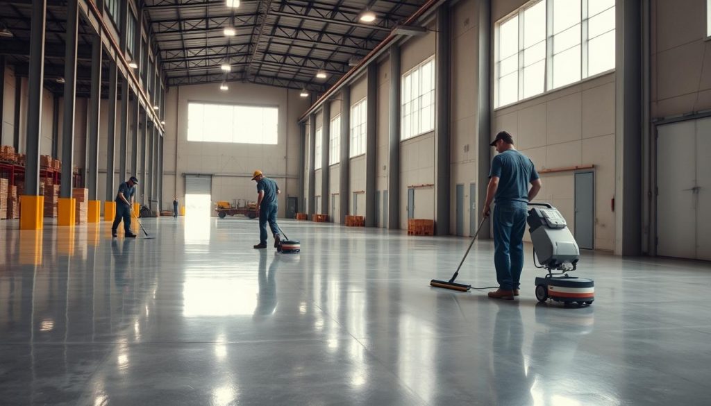 warehouse floor cleaning South Fulton