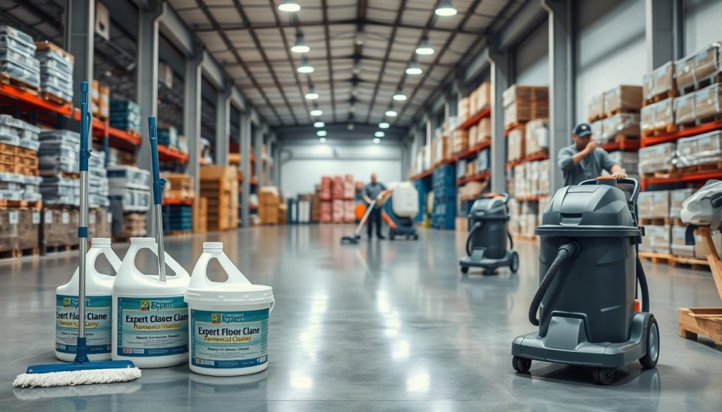 warehouse floor cleaning solutions